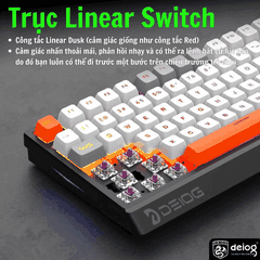 COMBO BÀN PHÍM CHUỘT CÓ DÂY CHÍNH HÃNG DEIOG AK-918