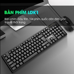 Bàn phím Deiog chính hãng DY-801D có dây giả cơ gaming dành cho pc laptop chơi game văn phòng bảo hành 12 tháng chính hãng