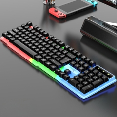 Bàn Phím Giả Cơ Máy Tính Chính Hãng DEIOG M707 Gaming LED 7 Màu Có Dây Chống Nước Chơi Game LMHT Đột Kích PUBG