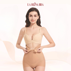 Quần Định Hình LA REINA BRA Quần Gen Bụng Nâng Mông Cạp Cao Khóa Kéo Hai Lớp Quần Đùi - LRQG021
