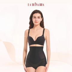Quần Định Hình LA REINA BRA Quần Gen Bụng Nâng Mông Cạp Cao Khóa Kéo Hai Lớp Quần Đùi - LRQG021
