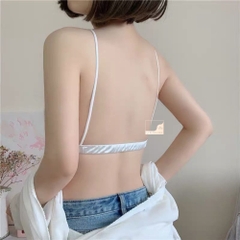 Áo lót bra Satin viền ren AB005