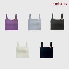 Bra ba lỗ cotton dáng basic