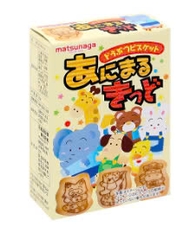 Bánh ăn dặm hình thú Matsunaga 25g