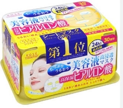 MẶT NẠ DƯỠNG ẨM KOSE HỘP 30 MIẾNG-MÀU VÀNG