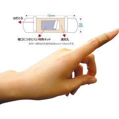 Băng keo cá nhân màu xanh size M 100 miếng_Nội địa Nhật