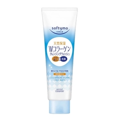 Sữa Rửa Mặt Và Tẩy Trang Tạo Bọt Dưỡng Ẩm Bổ Sung Collagen Softymo 190G