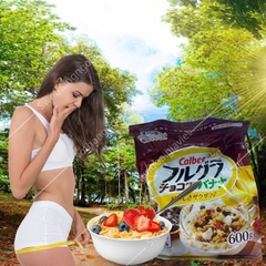 Ngũ cốc Calbee Nhật vị trái cây 700g, Ngũ cốc Nhật Bản cao cấp, hương vị thơm ngon, hỗ trợ ăn kiêng, bổ sung dinh dưỡng - SWOT