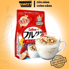 Ngũ cốc Calbee Nhật vị trái cây 700g, Ngũ cốc Nhật Bản cao cấp, hương vị thơm ngon, hỗ trợ ăn kiêng, bổ sung dinh dưỡng - SWOT