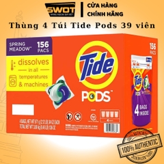 Túi viên giặt Tide Pods Mỹ, Viên giặt quần áo Tide Mỹ cao cấp, sạch thơm bền lâu, giữ màu quần áo