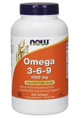 Viên uống bổ sung Omega 3-6-9 Now Supplements Omega 3-6-9 1000 mg