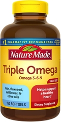 Viên uống bổ sung Omega 3-6-9 Nature Made Triple Omega