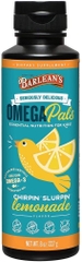 Siro kem bổ sung Omega-3 vị chanh dành cho trẻ em Barlean's OmegaPals Kids Omega-3 Lemonade Flavor