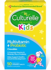 Viên nhai hỗ trợ tiêu hóa và miễn dịch cho bé Culturelle Kids Complete Multivitamin + Probiotic Chewable, 50 viên.