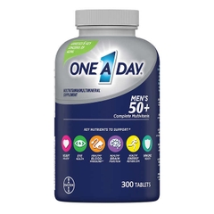 Viên uống vitamin tổng hợp One A Day Men's 50+ Healthy Advantage Multivitamin dành cho nam giới trên 50 tuổi, 300 viên