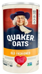 Bột yến mạch nguyên chất quaker oats old fashioned oatmeal, 1.19kg