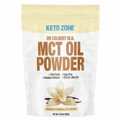 Bột dầu vị vani pháp keto zone mct oil powder - french vanilla