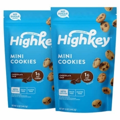 Bánh quy sô-cô-la chip nhỏ highkey keto friendly mini chocolate chip cookies