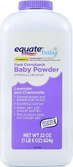 Phấn Đồ dùng cho Bé equate pure cornstarch baby powder with lavender and chamomile, 22 oz