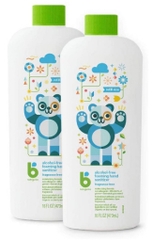 Nước rửa tay khô tạo bọt không mùi Đồ dùng cho Bé babyganics foaming pump hand sanitizer - unscented 473 ml