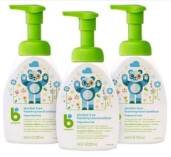 Nước rửa tay khô tạo bọt không mùi Đồ dùng cho Bé babyganics foaming pump hand sanitizer - unscented