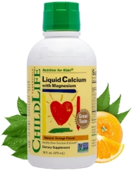 Canxi dạng lỏng dành cho trẻ em childlife liquid calcium - magnesium