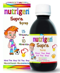 Siro hỗ trợ trẻ biếng ăn, gầy yếu, đề kháng kém vivatinell nutrigen supra syrup