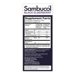 Siro hỗ trợ miễn dịch Sambucol Black Elderberry Immune Support Syrup