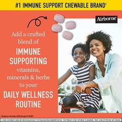Viên nhai bổ sung Vitamin C Airborne Immune Support Chewable Tablets