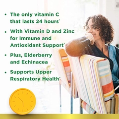 Viên uống hỗ trợ miễn dịch 24 giờ Nature's Bounty Immune 24 Hour+ với 1000 mg Ester-C, 50 viên