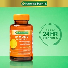 Viên uống hỗ trợ miễn dịch 24 giờ Nature's Bounty Immune 24 Hour+ với 1000 mg Ester-C, 50 viên