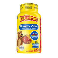 Kẹo dẻo Vitamin tổng hợpL’il Critters Gummy Vites - Kẹo dẻo cung cấp 11 Vitamin, 190 viên