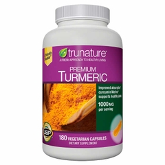 Tinh chất nghệ hỗ trợ hệ miễn dịch toàn diện Trunature Premium Turmeric 1,000mg, 180 viên