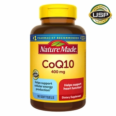 Viên uống Bổ sung CoQ10 tốt cho tim mạch Nature Made CoQ10 400 mg, 90 viên