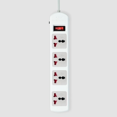 Ổ cắm điện Honjianda Mã 05 - công suất tối đa 3.300W, tích hợp cổng USB dây dài 3m, chất liệu ABS chịu nhiệt tốt
