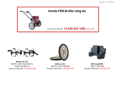 Máy xới đất Honda F300 IN