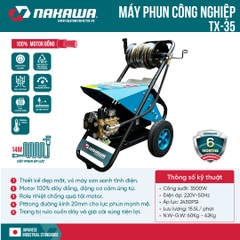 Máy rửa xe công nghiệp Nakawa TX35 -3500w