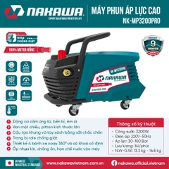Máy rửa xe gia đình Nakawa NK-MP3200PRO