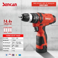 Máy khoan pin Sencan D531001 ( 10mm-14.4V )