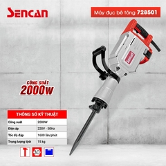 Máy đục bê tông Sencan 728501 (2000 W) 30mm