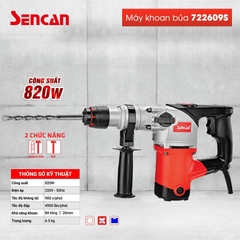 Máy khoan búa Sencan 722609S (26mm)