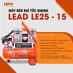 Máy nén không dầu Lead LE25-15