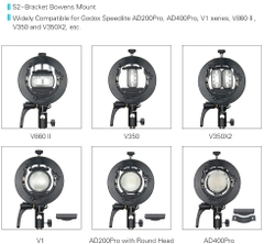 Softbox Godox SGUV 80×80 với giá đỡ S2