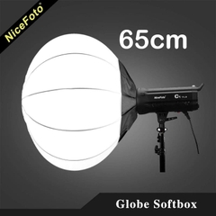 Softbox cầu NiceFoto 65cm | Hàng Chính Hãng