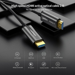 Cáp quang HDMI 2.0 UGREEN - Hỗ trợ 8K/60Hz ( 2m | 5m | 10m | 20m | 30m )