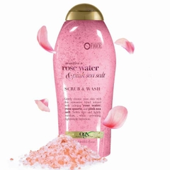 Sữa tắm OGX Scrub  Rose Water & Pink sea salt - 577ml