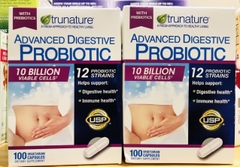 Probiotic Advanced Digestive Truanature 100 capsules _ Viên uống hỗ trợ men tiêu hóa - SALE DATE T7.2024