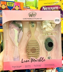 Set lược Wetbrush Luxe Marble 6 -Piece Styling Kit (Mỹ) gồm 6 món