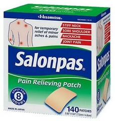 Salonpas 140 miếng  - Miếng dán giảm đau nhức trong 8 tiếng