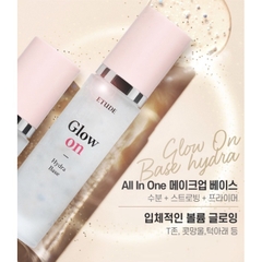 kem lót Etude căng bóng Glow On base 30ml